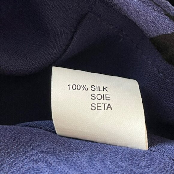 Halston Heritage Romantic Flowy Handkerchief 100% Silk Mini Dress Large - Picture 9 of 12